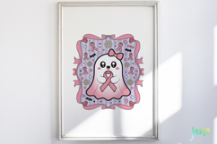 Pink Ghost Breast Cancer Awareness Png Product Image 5
