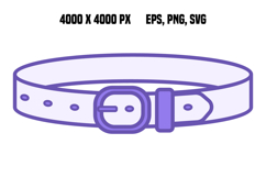 Colored Belt Icon Product Image 1