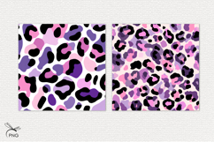 Pink leopard digital paper, seamless pattern Product Image 2