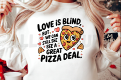 Cute Cartoon Cat Napping In Heart Shaped Bed Valentine Theme Product Image 2
