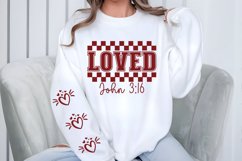 Loved John 3:16 SVG, Sublimation, Bible verse SVG Product Image 3