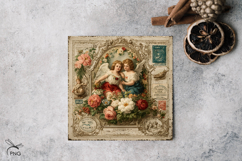 Victorian style digital paper, background clipart Product Image 2