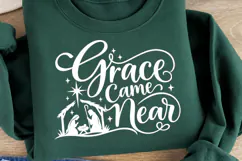 Rejoice Nativity Christmas PNG, Christian Rejoice Manger Sce Product Image 2