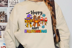 Happy Hallothanksmas Sublimation, Christmas Png Product Image 2