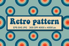 Retro pattern with circles Product Image 1