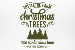 Farmhouse Old Christmas Sign SVG Product Image 2