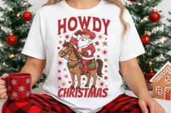 Howdy Christmas Png, Cowboy Santa Png, Western Christmas Png Product Image 3