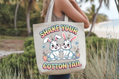Shake your Cotton Tail PNG Sublimation | Happy Easter Day PN Product Image 2