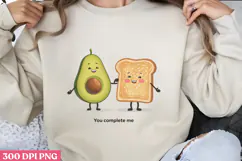 You Complete me PNG, Valentine Sublimation PNG Product Image 1