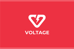 Voltage Letter V Vector Logo Design Product Image 2