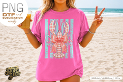 Coastal Lobster png, Bow Beach Summer Design Product Image 1