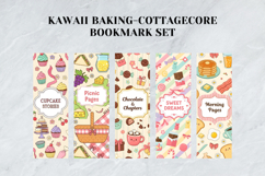 Kawaii Baking Cottagecore Bookmark Set,Cute Pastry &amp; Kitchen Product Image 2