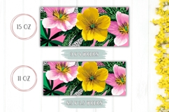 Floral Mug Template, Tropical Mug Sublimation Product Image 2