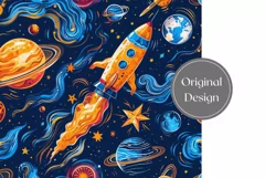 Art School Tumbler Wrap, Galaxy Tumbler Sublimation Design Product Image 2