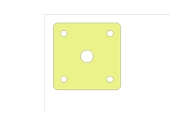 Weaving card granny square with holes digital file laser cut Product Image 7