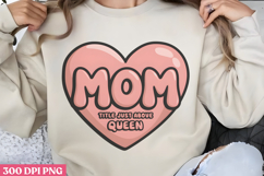 Mom the heart of the family PNG, Retro Mother Sublimation PN Product Image 3