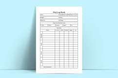 Diet Tracker Log Book KDP Interior Product Image 2