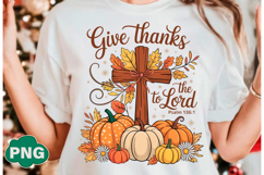 Autumn Give Thanks to the Lord Png Product Image 1