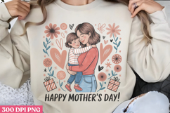 Floral Mama Mom Sublimation PNG Product Image 3