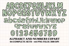 St patrick alphabet png clipart, st patrick letters doodle Product Image 2