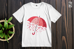 Heart Umbrella Love Clipart Sublimation PNG Product Image 2