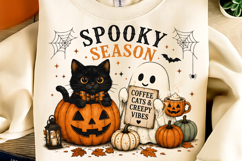 Trending Halloween PNG, Spooky Season PNG, Cute Pumpkin PNG Product Image 1