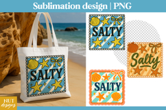 Beach t shirt designs, Salty tote bag, Coquette Bow frame Product Image 2