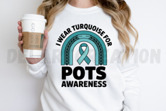 I wear turquoise for pots awareness PNG Design Product Image 2