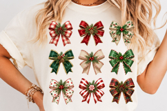 Festive Christmas Bow PNG Clipart Product Image 3