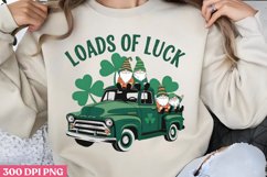 Loads of Luck PNG, St Patricks Day Gnome Subli Product Image 1