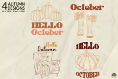 Autumn Vibe design print SVG PNG EPS Product Image 2