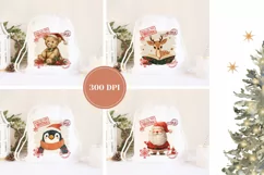 Cartoon Christmas Santa Sack, Christmas Gift Bag Designs Product Image 2
