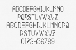 Summer Modern Display Geometric Minimal Typeface Product Image 2