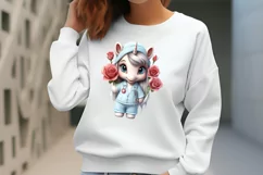 Unicorn Nurse Clipart, Unicorn Nurse Sublimation Product Image 2