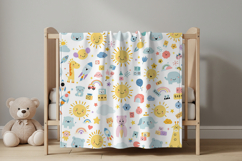 Soft baby blanket mockup Product Image 3