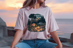 Camping Mode Png ,Camping Life Png Sublimation Design Product Image 2