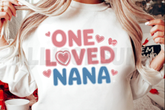One loved Nana Sublimation, Nana and family Sublimation Product Image 2