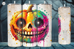 4 Scary Tumbler Wrap Sublimations, 20 oz Product Image 4