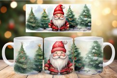 Mug Wrap Sublimation - santa claus gnome Product Image 1