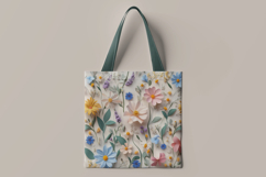 Vibrant Floral Digital Paper Product Image 2