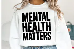 Mental Health Matters Svg Design | Svg Cut Files | Shirt Svg Product Image 1