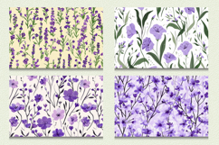 Purple Wildflowers Cutting Boards sublimation Designs Product Image 2