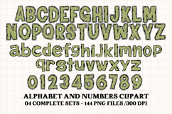 Christmas Alphabet png clipart, christmas letters doodle Product Image 2