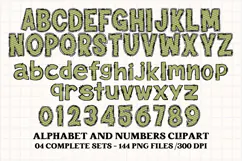 Christmas Alphabet png clipart, christmas letters doodle Product Image 2