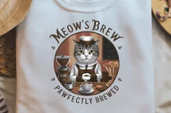 Vintage Funny Cat Quotes Sublimation, Vintage PNG Product Image 2
