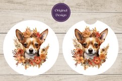 Chow Chow Dog Car Coaster Design, Chihuahua Dog Car Coaster Product Image 2