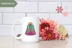 Hand Drawn Jacket Illustration, Cartoon Jacket PNG Product Image 2