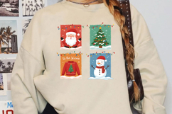 Christmas Squares Sublimation, Christmas Png Product Image 4