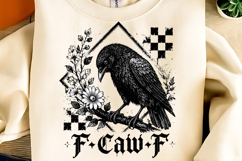 F-CAW-F Funny Halloween PNG, Trending Halloween PNG, Spooky Product Image 6