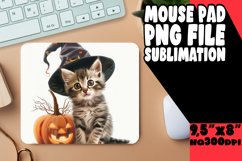 Spooky Pumpkin Animal Mouse Pad PNG Product Image 1